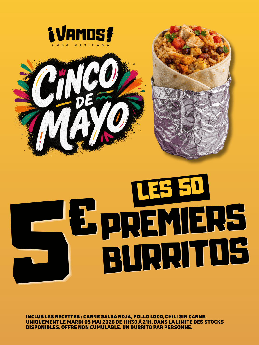 Cinco de Mayo chez ¡VAMOS!